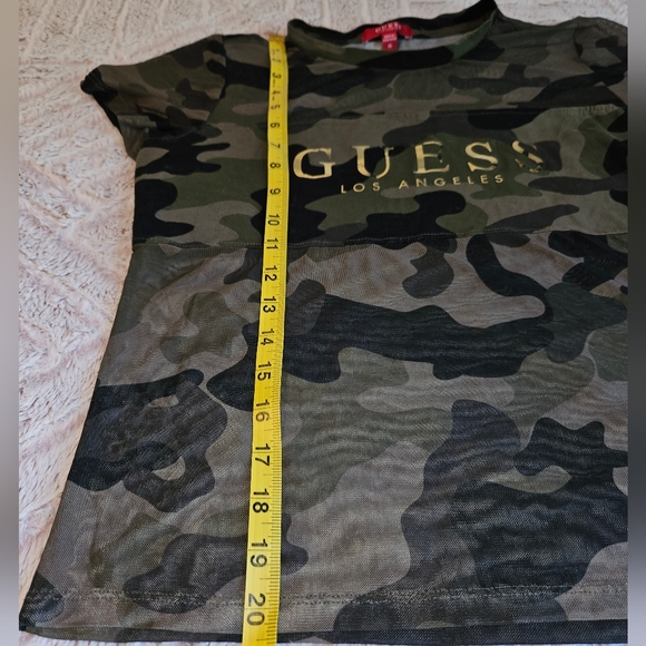 Sheer camo Guess shirt - Picture 5 of 7